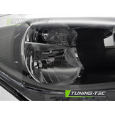 Koplamp rechts - voor BMW F20 F21 2011-2014 - TYC - zwart