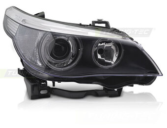 Koplamp rechts Xenon - voor BMW E60 E61 2005-2007 sedan/touring