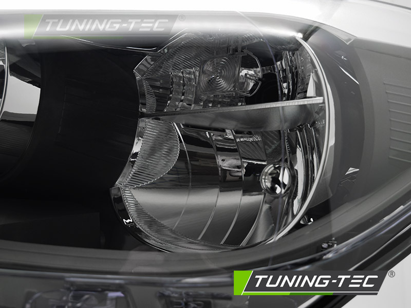 Koplamp links - voor BMW F20 F21 2011-2014 - TYC - zwart