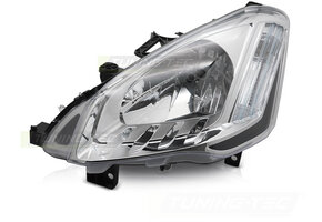 Koplamp links - voor CITROEN Berlingo 2012-2018 - TYC - chroom