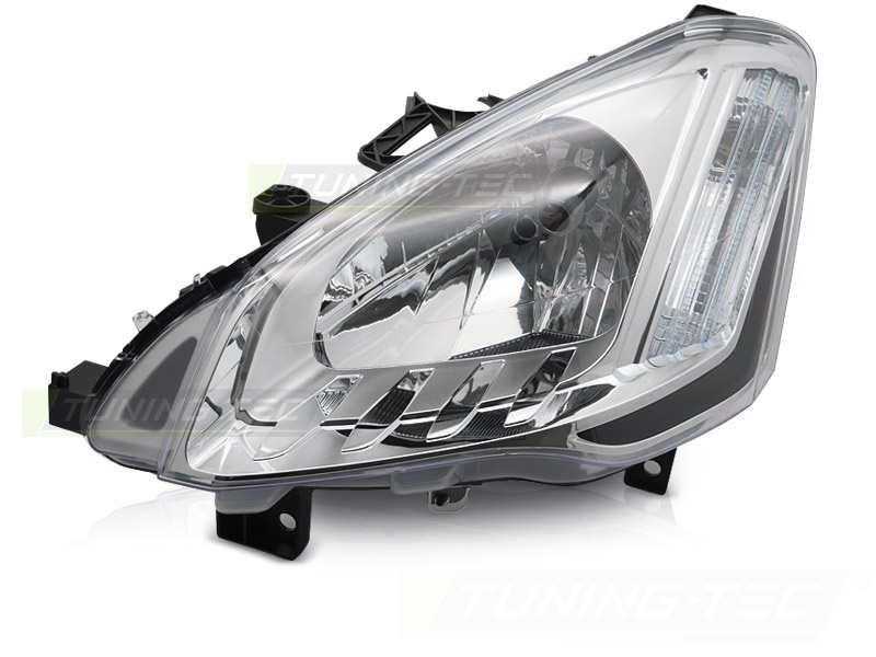 Koplamp links - voor CITROEN Berlingo 2012-2018 - TYC - chroom