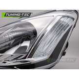 Koplamp links geschikt voor CITROEN Berlingo 2012-2018 - TYC - chroom