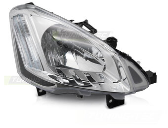 Koplamp rechts - voor CITROEN Berlingo 2012-2018 - TYC - chroom