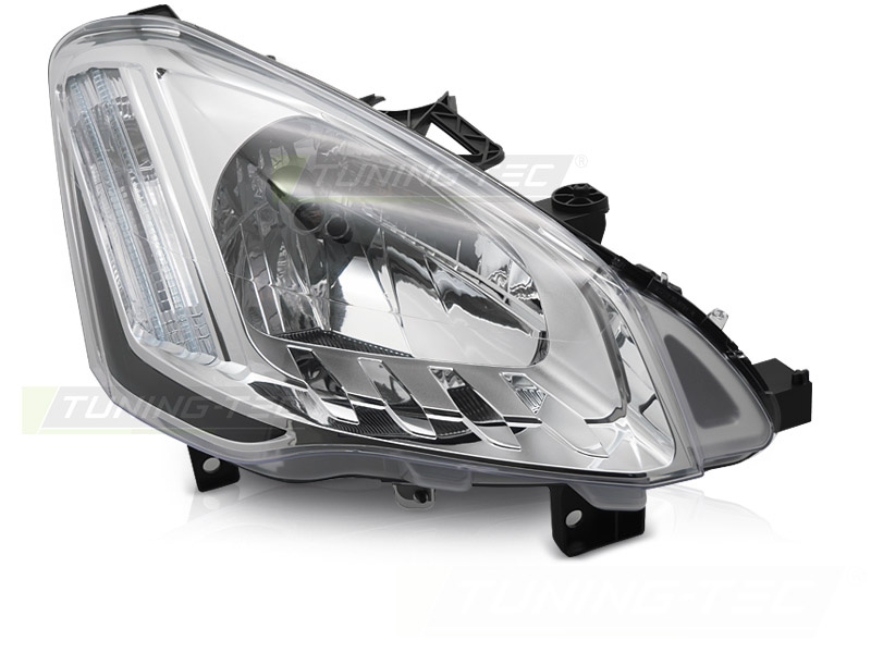 Koplamp rechts - voor CITROEN Berlingo 2012-2018 - TYC - chroom