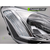 Koplamp rechts geschikt voor CITROEN Berlingo 2012-2018 - TYC - chroom