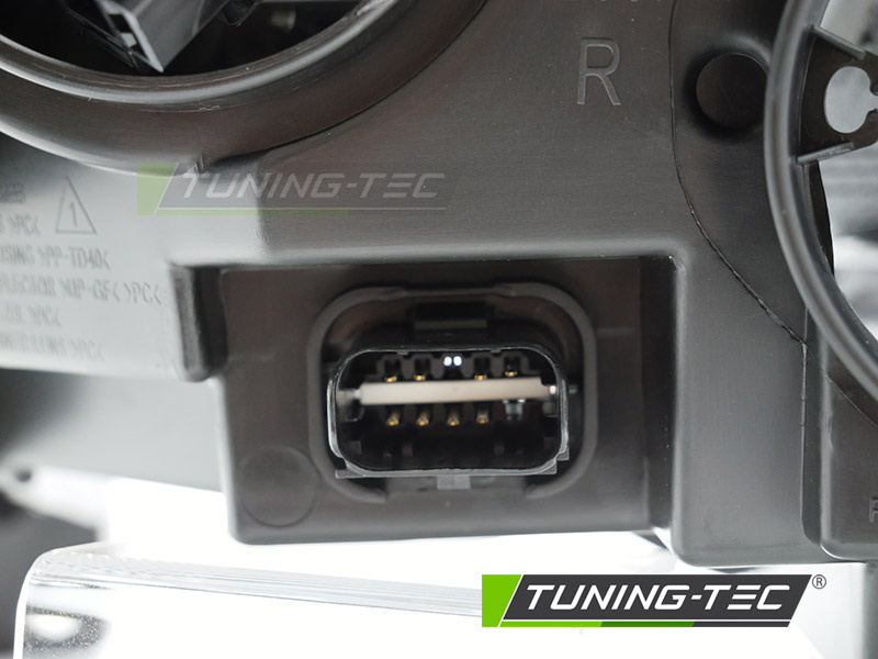 Koplamp rechts - voor CITROEN Berlingo 2012-2018 - TYC - chroom