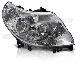 Koplamp rechts - voor Ducato / Boxer / Jumper 2006-2010 - TYC - chroom