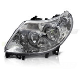 Koplamp links - voor Ducato / Boxer / Jumper 2006-2010 - TYC - chroom