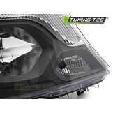 Koplamp rechts - geschikt voor Mercedes Sprinter W906 2013-2018 - TYC - zwart