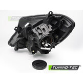 Koplamp rechts - geschikt voor Mercedes Sprinter W906 2013-2018 - TYC - zwart