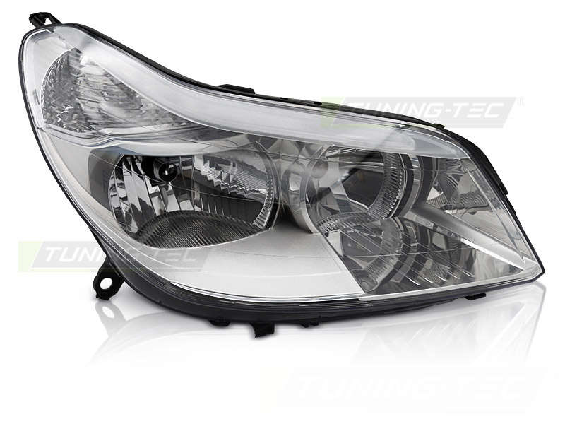 Koplamp rechts - voor CITROEN C5 2004-2008 - TYC - chroom