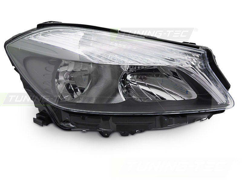 Koplamp rechts - voor Mercedes W176 2012-2018 - TYC - zwart