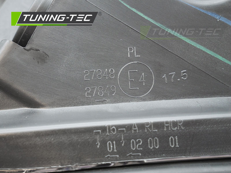 Koplamp rechts geschikt voor Mercedes W176 2012-2018 - TYC - zwart