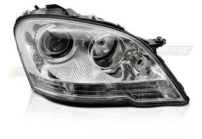 Koplamp rechts - voor Mercedes W164 2009-2011 - TYC - chroom