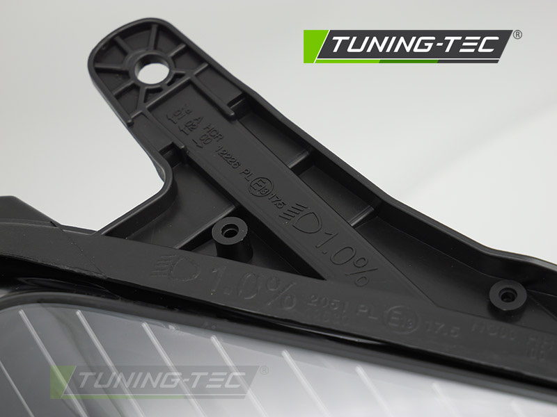 Koplamp links - geschikt voor Opel Astra H 2004-2010 - TYC - zwart