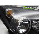 Koplamp rechts - geschikt voor Opel Astra H 2004-2010 - TYC - zwart