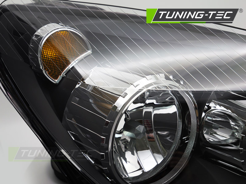 Koplamp rechts - voor Opel Astra H 2004-2010 - TYC - zwart