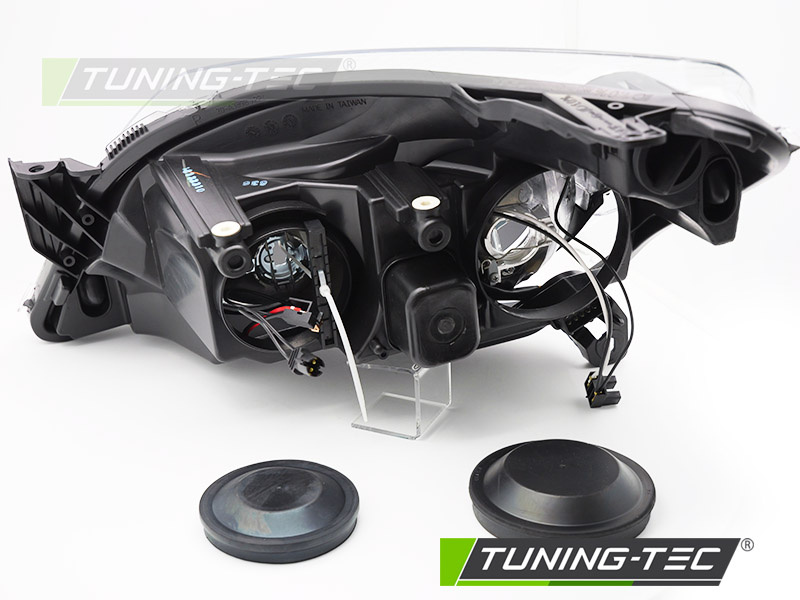 Koplamp rechts - voor Opel Astra H 2004-2010 - TYC - zwart