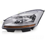 Koplamp links - voor CITROEN C4 Picasso 2006-2010 - TYC - chroom