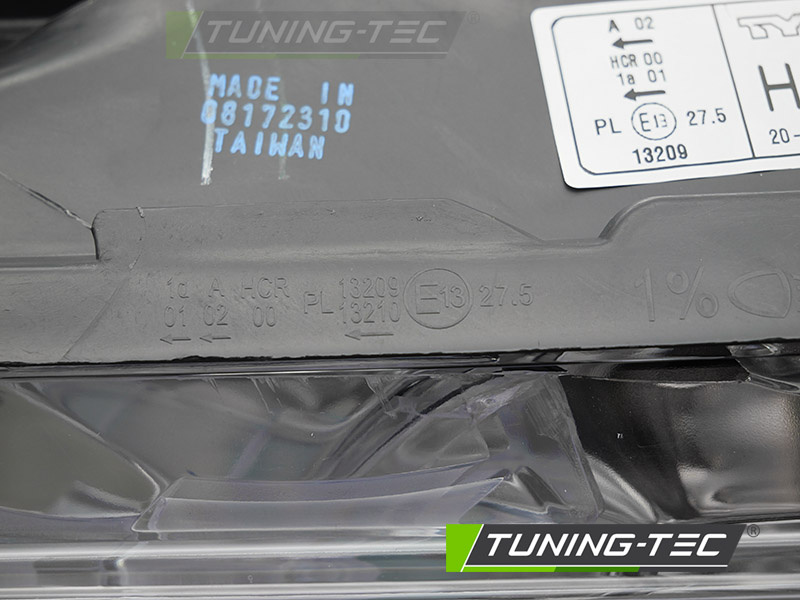 Koplamp links - voor CITROEN C4 Picasso 2006-2010 - TYC - chroom
