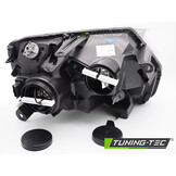 Koplamp links - voor Dacia Duster 2013-2017 - TYC - zwart