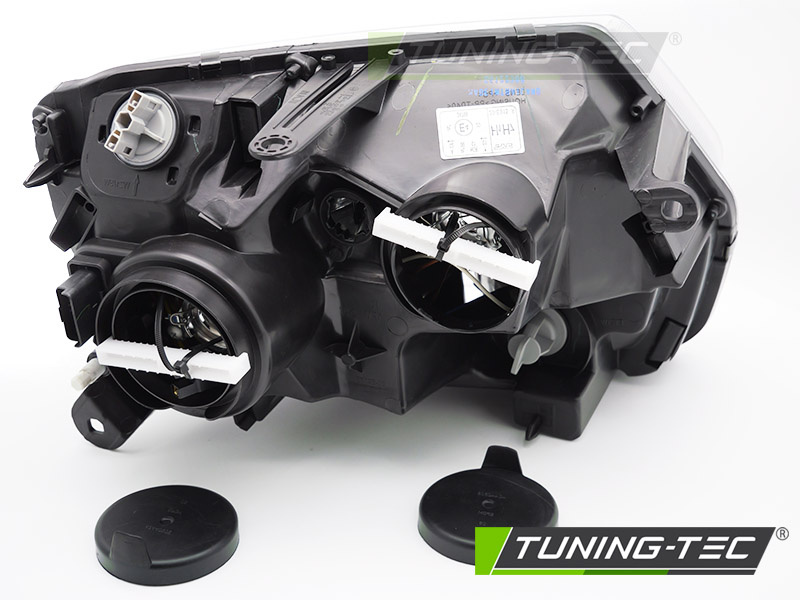 Koplamp links - voor Dacia Duster 2013-2017 - TYC - zwart