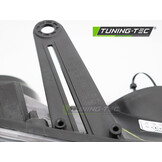 Koplamp links - voor Dacia Duster 2013-2017 - TYC - zwart