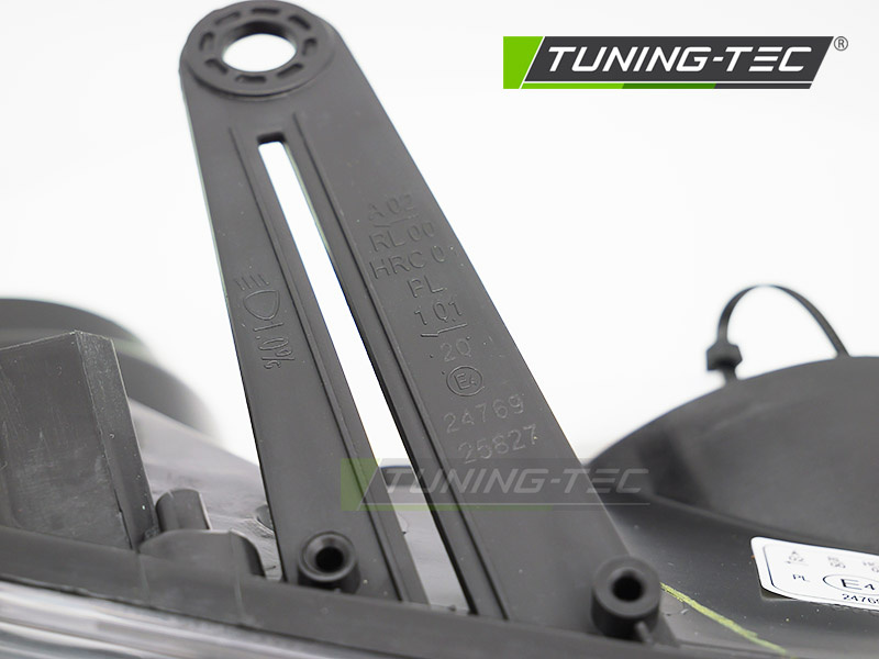 Koplamp links - voor Dacia Duster 2013-2017 - TYC - zwart