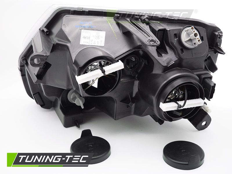 Koplamp rechts - voor Dacia Duster 2013-2017 - TYC - zwart