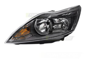 Koplamp links geschikt voor Ford Focus MK2 2008-2010 - TYC - zwart