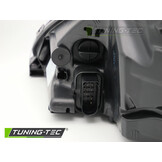 Koplamp links geschikt voor Ford Focus MK2 2008-2010 - TYC - zwart