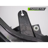 Koplamp links - voor Ford Focus MK2 2008-2010 - TYC - zwart
