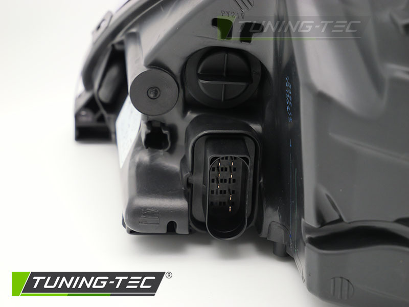 Koplamp rechts - voor Ford Focus MK2 2008-2010 - TYC - zwart