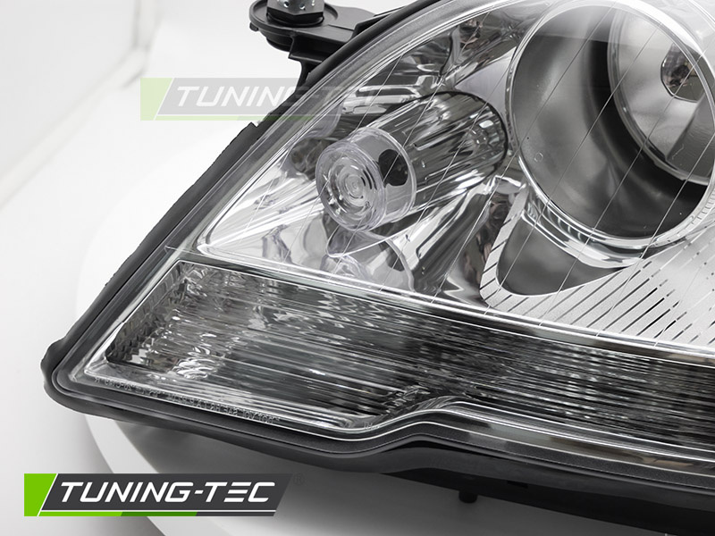 Koplamp links - voor Mercedes W164 2009-2011 - TYC - chroom