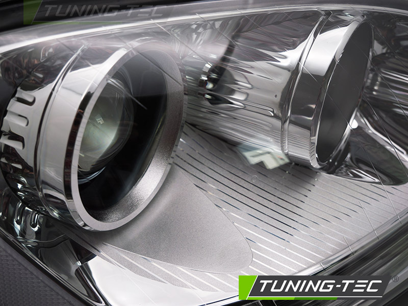 Koplamp links - voor Mercedes W164 2009-2011 - TYC - chroom