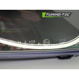 Koplamp links - geschikt voor Honda Civic 2003-2006 hatchback - TYC - zwart