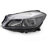 Koplamp links - geschikt voor Mercedes W176 2012-2018 - TYC - zwart