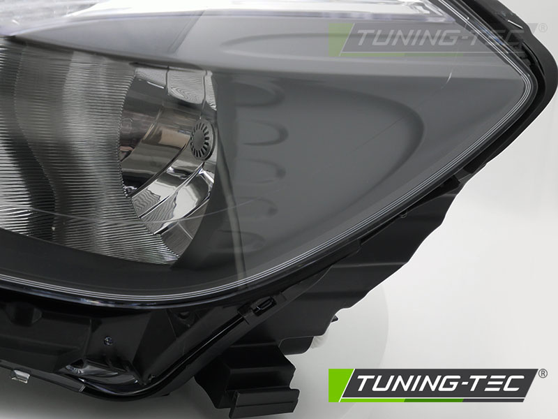 Koplamp links - voor Mercedes W176 2012-2018 - TYC - zwart