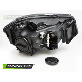 Koplamp links - voor Mercedes W176 2012-2018 - TYC - zwart