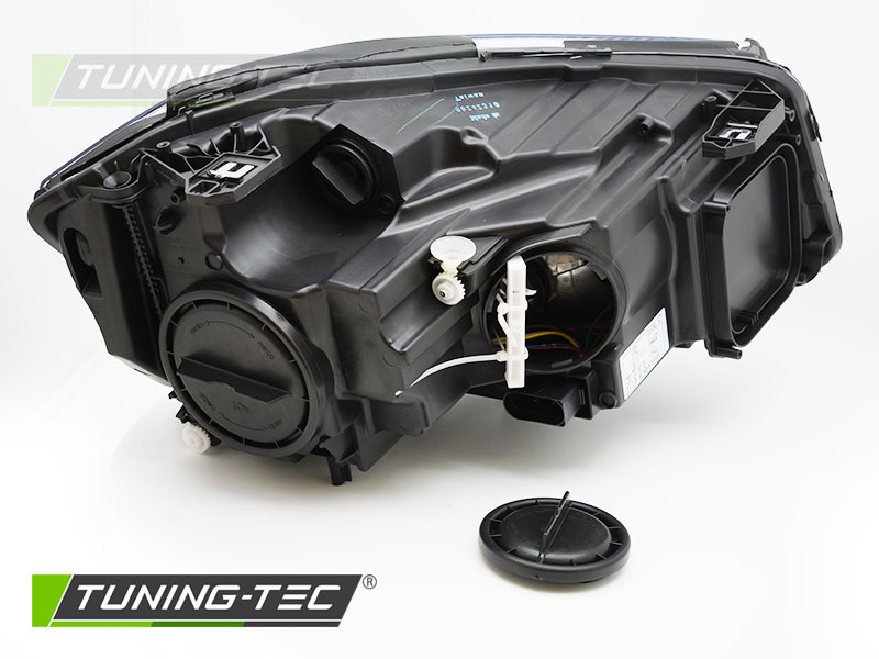 Koplamp links - voor Mercedes W176 2012-2018 - TYC - zwart