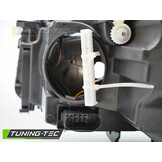 Koplamp links - voor Mercedes W176 2012-2018 - TYC - zwart