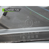 Koplamp links - geschikt voor Mercedes W176 2012-2018 - TYC - zwart