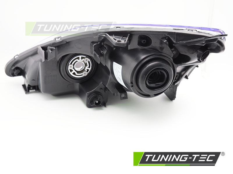 Koplamp rechts - geschikt voor Honda Civic 2003-2006 hatchback - TYC - zwart