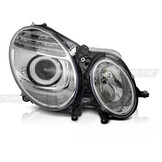 Koplamp rechts geschikt voor Mercedes W211 2006-2009 sedan/combi - TYC - chroom