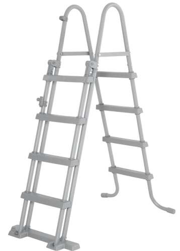 Bestway - zwembadtrap - zwembadladder - 122cm - grijs