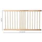 Traphekje - kinderhekje - 72-122 cm - grenen