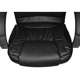 Bureaustoel - zwart chroom - draaibaar - verstelbaar