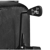 Bureaustoel - zwart chroom - draaibaar - verstelbaar