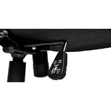 Bureaustoel - zwart - draaibaar - verstelbaar - eco leer