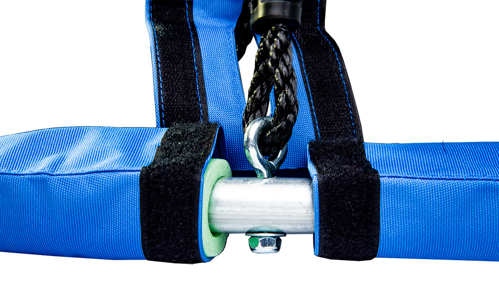 Nestschommel - ronde schommel - 100 cm - tot 150 kg - blauw